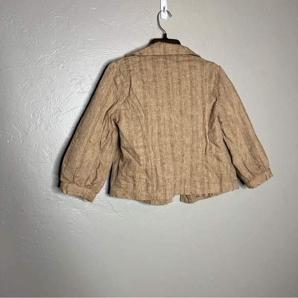 Requirements Linen Blend Lightweight Cardigan Jacket - Picture 2 of 6